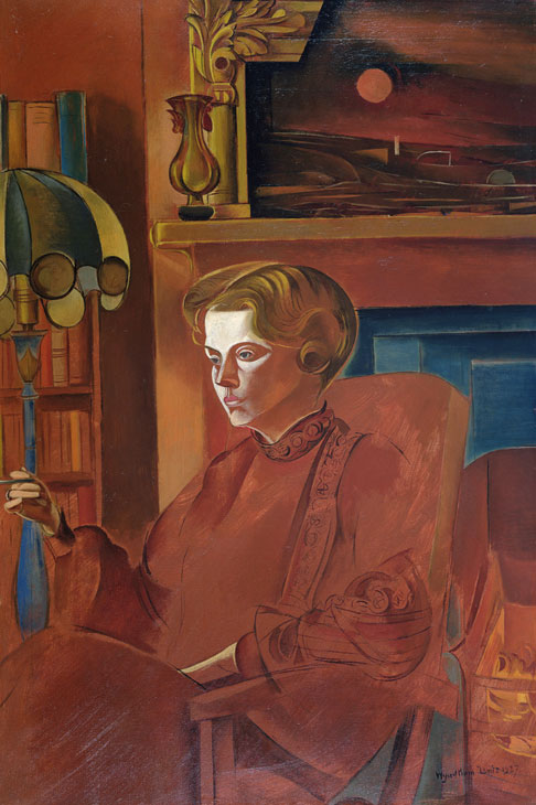 Red Portrait (Froanna) (1937), Wyndham Lewis. Private collection. © The Wyndham Lewis Memorial Trust / Bridgeman Images. Photo Crane Kalman Gallery, London, UK