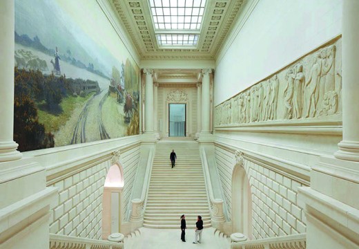 Main staircases in the 19th-century Palais of the Musée d'arts de Nantes, photo: © Hufton + Crow