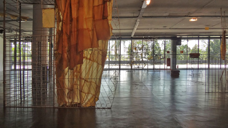 Those of whom (2014), Sheila Gowda. Installation at Sao Paula Biennale. Image courtesy the artist