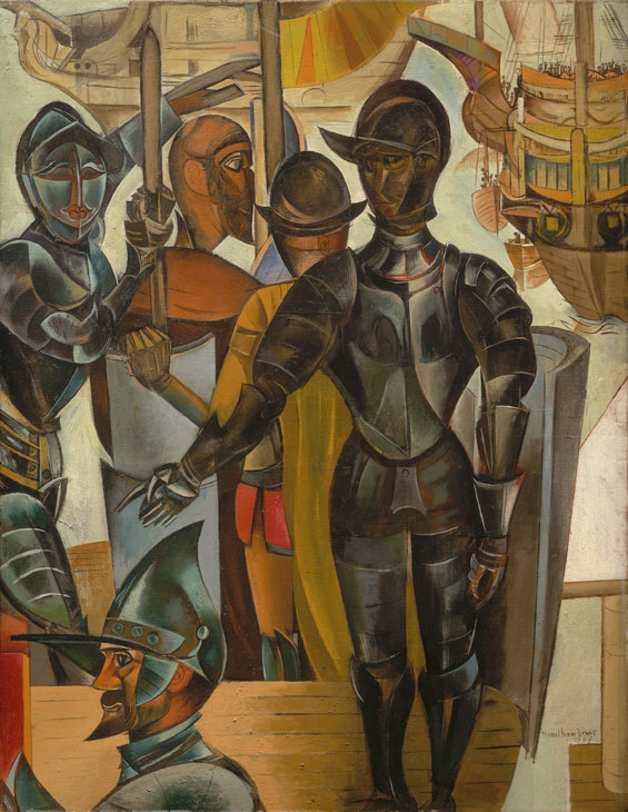 The Armada (1937), Wyndham Lewis. Collection of the Vancouver Art Gallery. ©The Wyndham Lewis Memorial Trust / Bridgeman Images