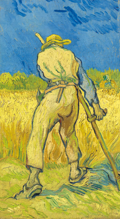 Le moissonneur (d'après Millet) (1889), Vincent Van Gogh. Christie's London: estimate £12.5m–£16.5m