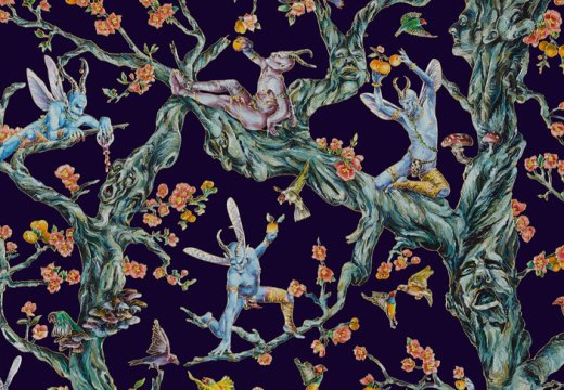 After A Midsummer Night's Dream (detail), by Raqib Shaw. © Raqib Shaw and the Whitworth, the University of Manchester