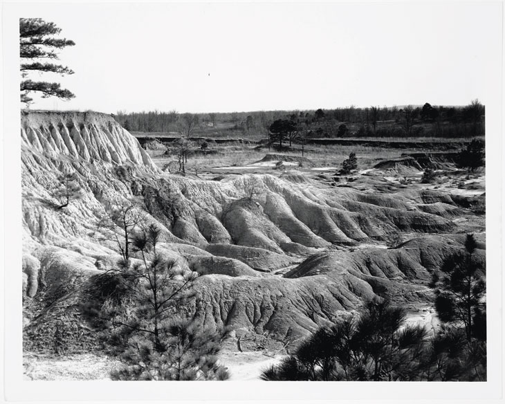 Erosion, Mississippi (1936), Walker Evans. Library of Congress press photograph, Collection David Campany