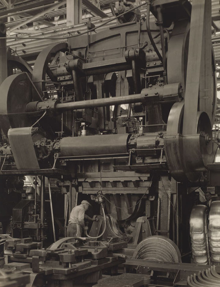 Ford Plant – Stamping Press (1927), Charles Sheeler. © The Lane Collection; courtesy of Museum of Fine Arts, Boston