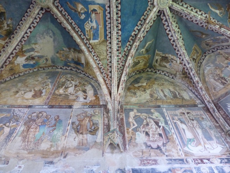 Frescoes in fortified church in Malancrav, Romania, Photo: © Nicholas Hodge