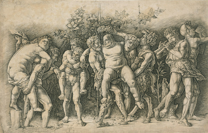 The Bacchanal with the Silen (c. 1473-75) Andrea Mantegna. © bpk, Kupferstichkabinett, Staatliche Museen zu Berlin, Volker-H. Schneider
