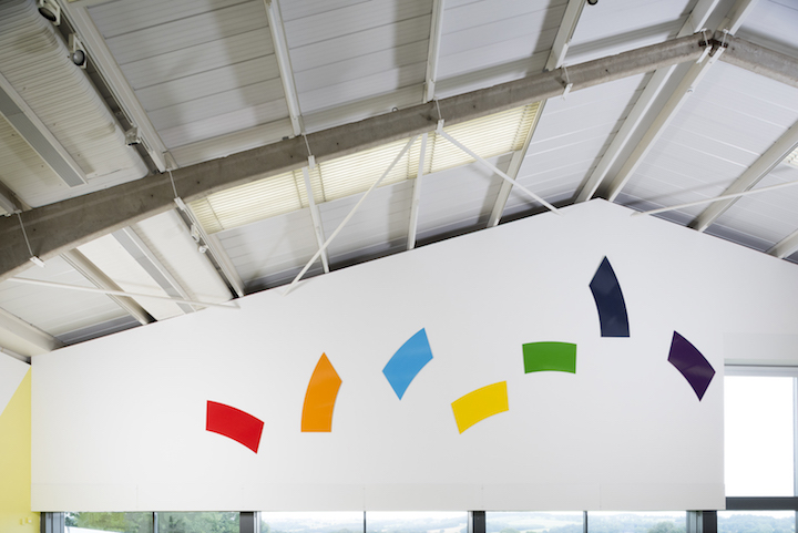 Fragment of a Rainbow VI (2011), Gary Hume. Photo © Jonty Wilde; © the artist; courtesy YSP