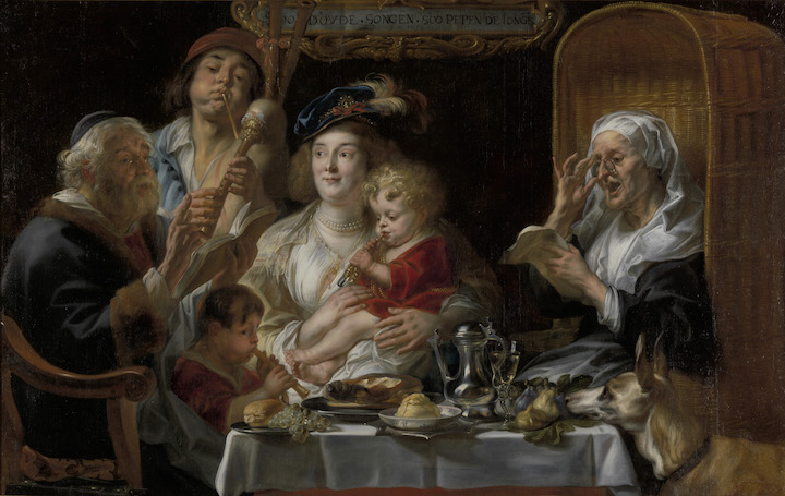 The Old Folks sing, the Young Folks chirp (1638), Jacob Jordaens I. Photo: Rik Klein Gotink