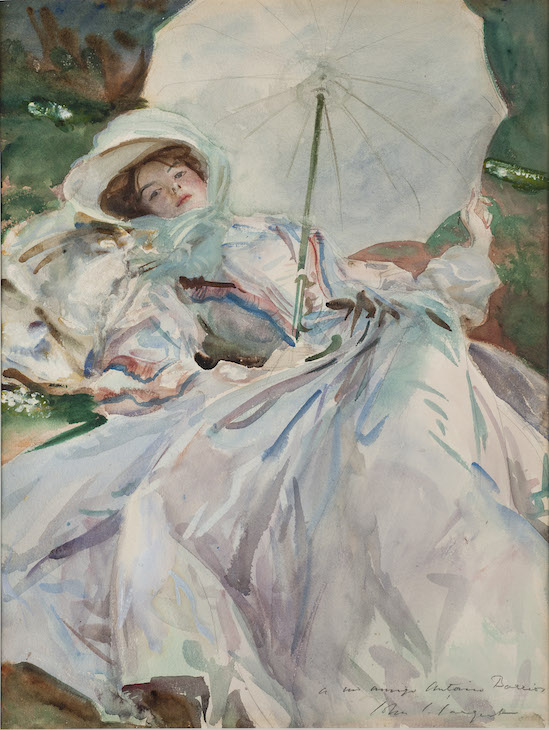The Lady with the Umbrella (1911), John Singer Sargent.