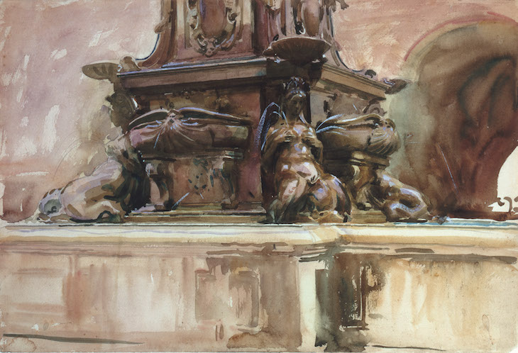 The Fountain, Bologna (c. 1906), John Singer Sargent.