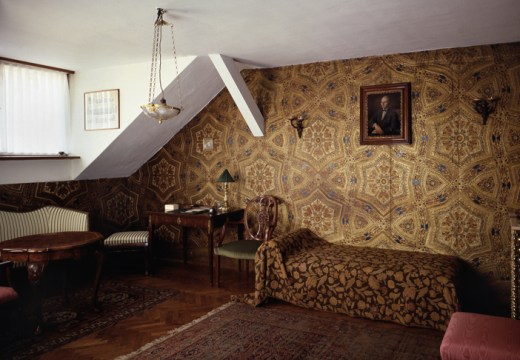 The salon of the apartment that Viktor Kovačić created for himself in Zagreb in 1906