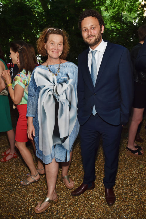 Kate Malone and Thomas Marks at the Apollo summer party 2017.Photo © Nick Harvey