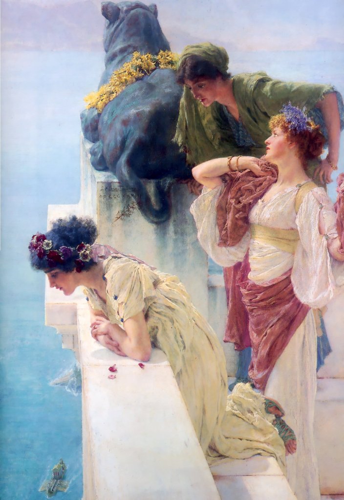 A Coign of Vantage (1895), Lawrence Alma-Tadema. Private collection. Wikimedia commons