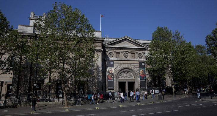 Exterior of the National Portrait Gallery, London