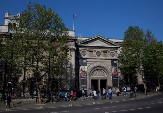 Exterior of the National Portrait Gallery, London