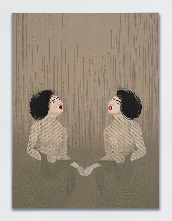 T25 and T26 (2017), Hayv Kahraman. © Hayv Kahraman. Courtesy the artist and Jack Shainman Gallery, New York