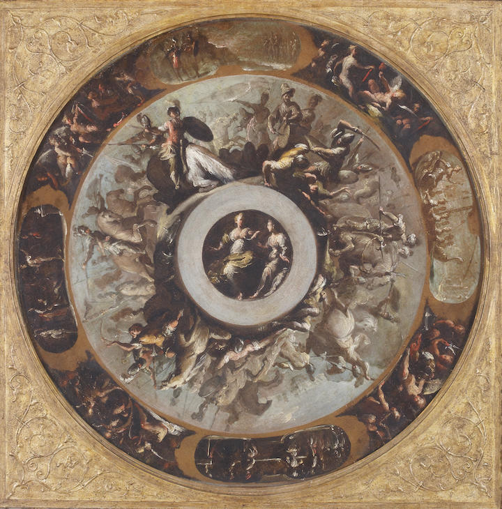 Design for a silver basin (c. 1613–c. 1624), Bernardo Strozzi. Ashmolean Museum, Oxford