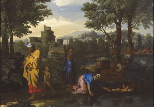 Exposition of Moses (1654), Nicholas Poussin. Ashmolean Museum, Oxford