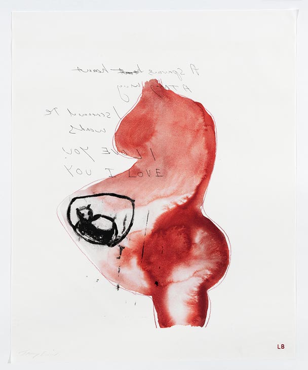 A sparrow's heart (2009–10), Louise Bourgeois and Tracey Emin. © Tracey Emin