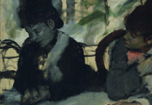 At the Cafe (detail) (c. 1875–77, Edgar Degas.