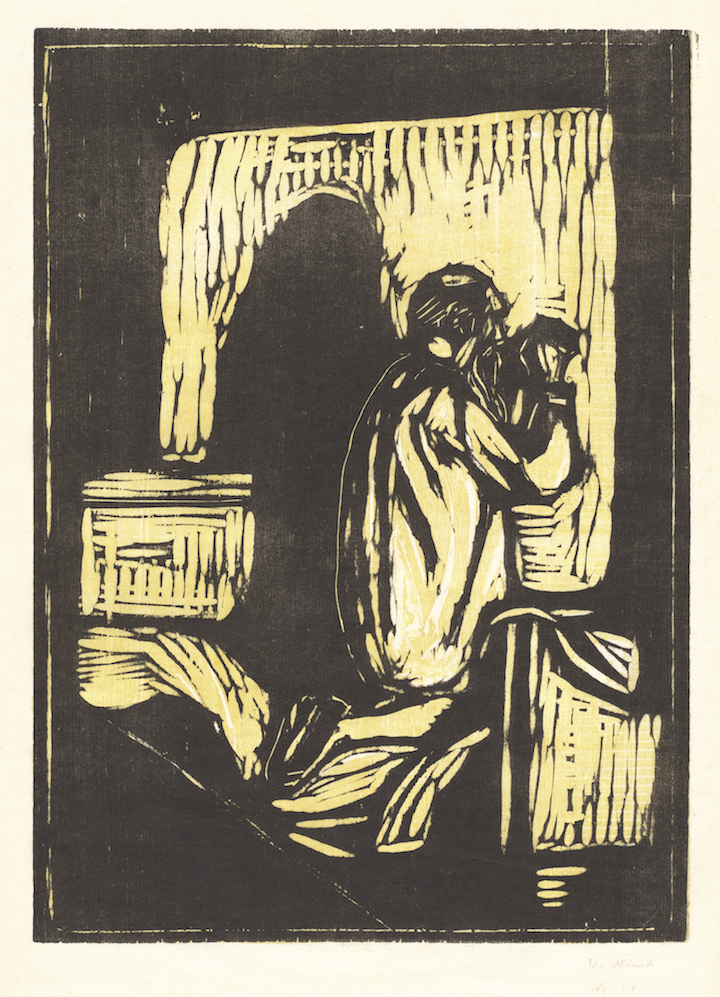 Old Man Praying (1902), Edvard Munch. Courtesy of National Gallery of Art, Washington