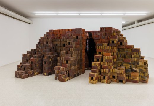Installation view of Zeitnot (2017), Elisabetta Benassi. Photo: Andrea Rossetti; courtesy Collezione Maramotti; © Elisabetta Benassi