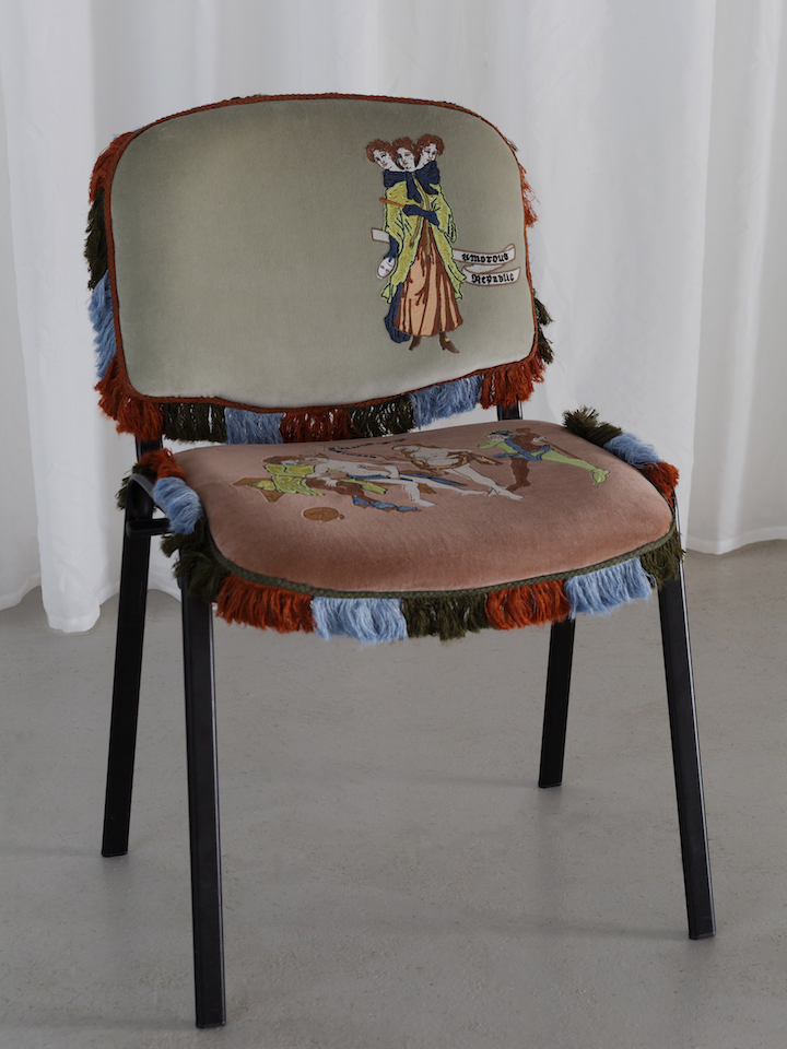 Untitled chairs for All Whores are Jacobites (2017), Georgia Horgan. Image courtesy of the artist