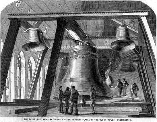 Big Ben from 'The Illustrated News of the World', 4 December 1858. Photo: Wikimedia Commons