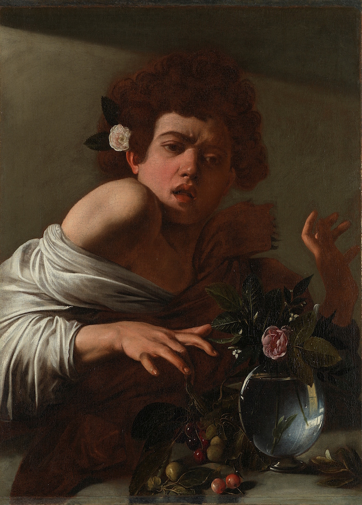 Boy bitten by a Lizard (c. 1594–95), Michelangelo Merisi da Caravaggio. © The National Gallery, London