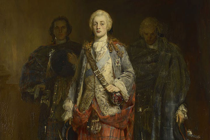 Bonnie Prince Charlie Entering the Ballroom at Holyroodhouse (detail; before 1982), John Pettie. © National Museums Scotland