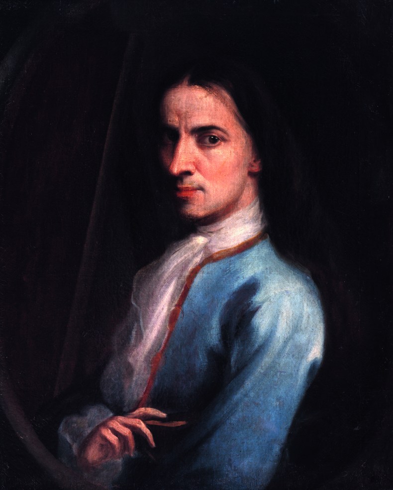 Self-Portrait, (detail), (1719), Juan Rodriguez Juárez, Museo Nacional de Arte, Mexico City,