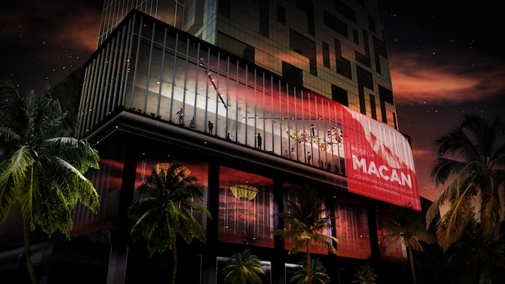 Preliminary rendering of the exterior of Museum MACAN. MET Studio Design Ltd.