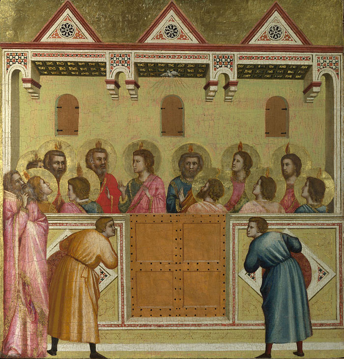 Pentecost (probably c. 1310–18), Giotto. © The National Gallery, London