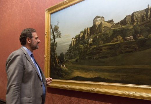 National Gallery Director, Dr Gabriele Finaldi looks at the Bellotto.