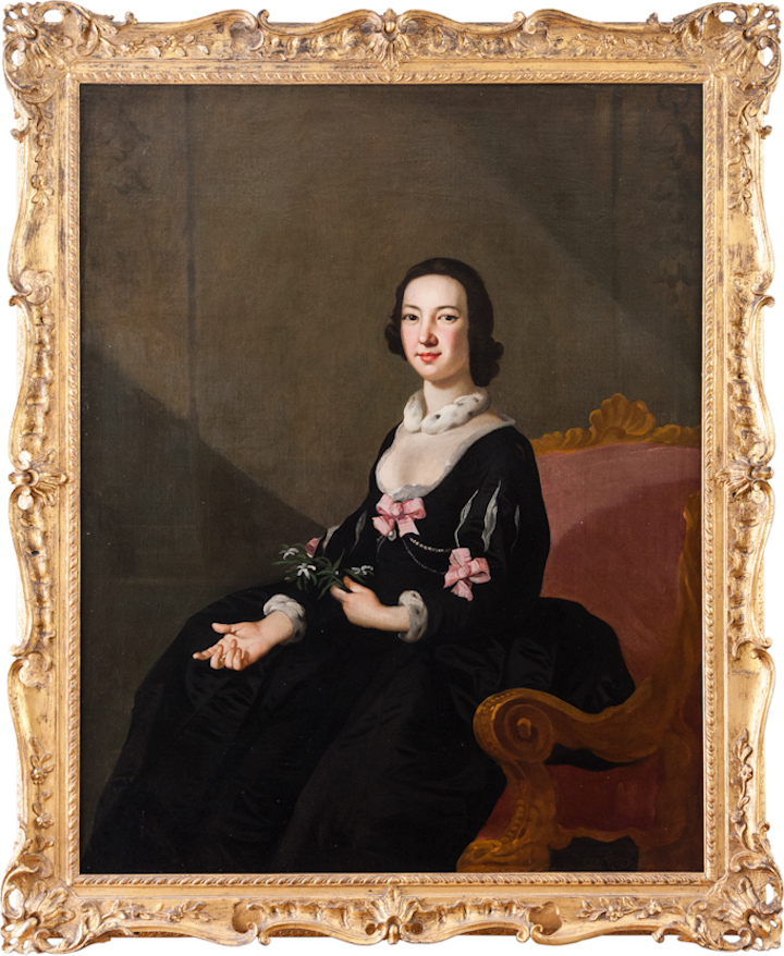 Portrait of a Lady (Miss Mary Jenkins?) (c. 1750), Richard Wilson. © National Museum of Wales