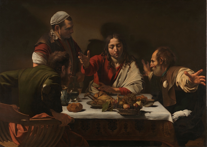 The Supper at Emmaus (1601), Michelangelo Merisi da Caravaggio. © The National Gallery, London