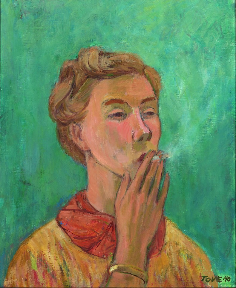 The Smoking Girl (Self-Portrait) (1940), Tove Jansson