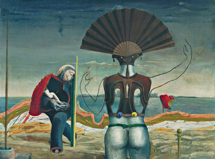 Woman, Old Man, and Flower (Weib, Greis und Blume) (1924), Max Ernst. The Museum of Modern Art, New York © 2017 Artists Rights Society (ARS), New York / ADAGP, Paris