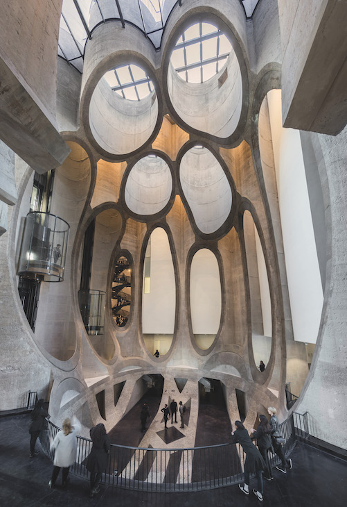 View of the interior of Zeitz MOCAA, designed by Thomas Heatherwick Studio. Photo: Iwan Baan