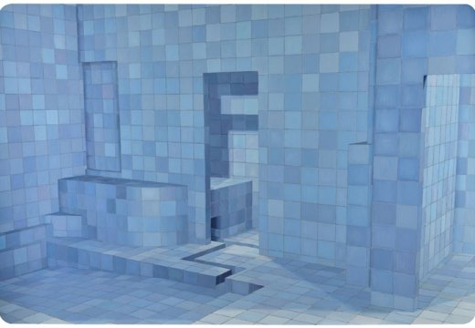 Blue Sauna (2003), Adriana Varejão. Sotheby's London: estimate £400,000–£600,000