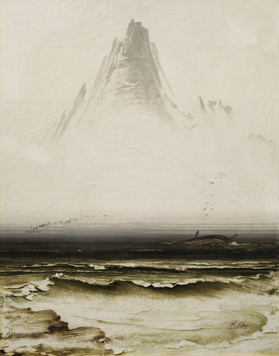 Mount Stetind in the Fog (1860s), Peder Balke. Daxer & Marschall