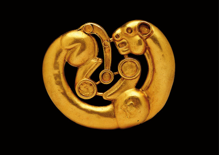 Gold plaque in the shape of a coiled panther, 4th–3rd century BC, Siberian Collection of Peter the Great. © The State Hermitage Museum, St Petersburg, 2017. Photo: V Terebenin