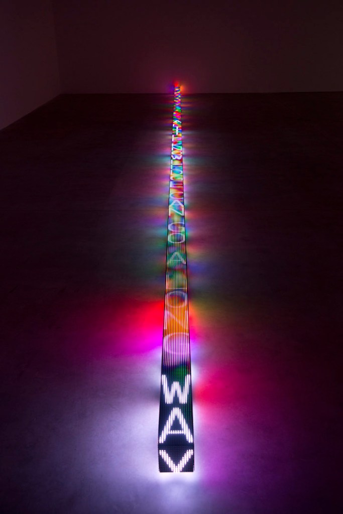 FLOOR (2015), Jenny Holzer. Photo: Ken Adlard © 2015 Jenny Holzer, member Artists Rights Society (ARS), NY