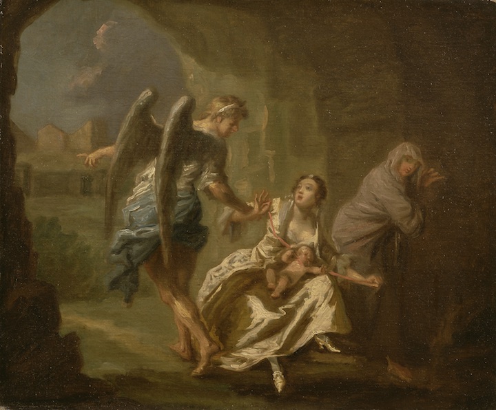 The Angel of Mercy (c. 1746), Joseph Highmore. Yale Center for British Art, Paul Mellon Collection