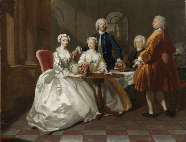 The Vigor Family (1744), Joseph Highmore. © Victoria and Albert Museum