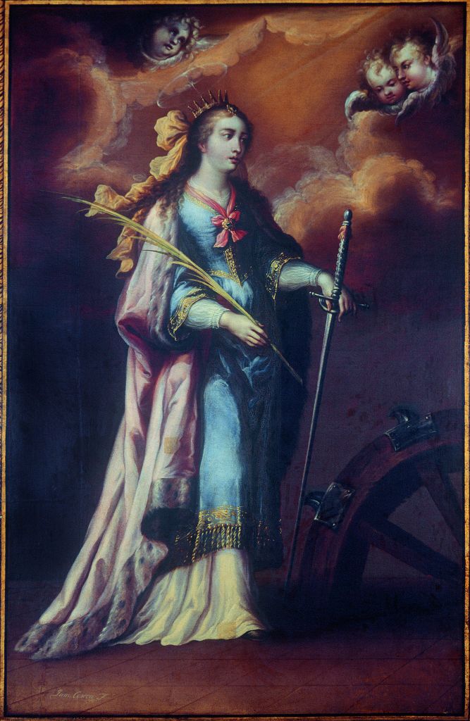 St Catherine of Alexandria, , (n.d.), Juan Correa, Museo Nacional de Arte, Mexico City