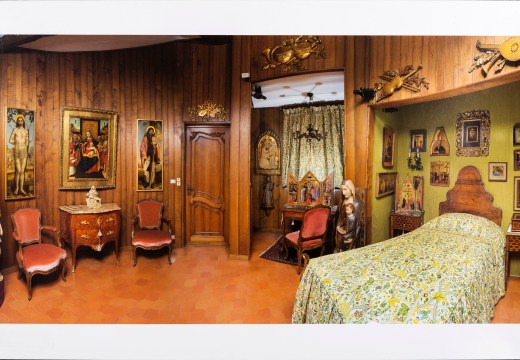 The main bedroom at the villa of Francesco Federico Cerruti (1922–2015)