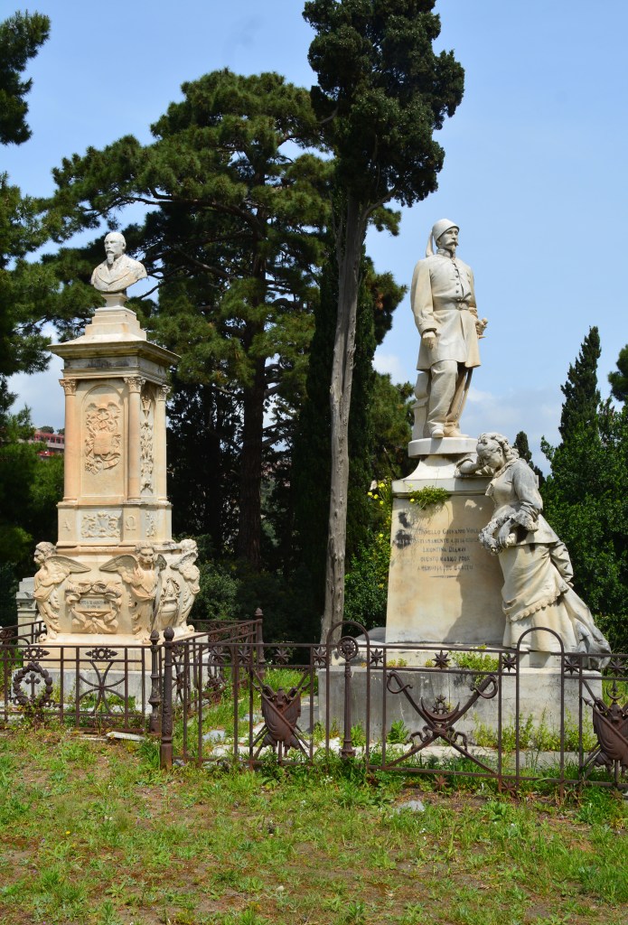 Monuments in the Campo Santo, Messina.