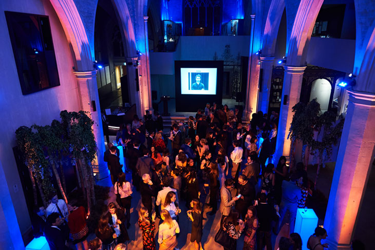The Apollo 40 Under 40 Global launch party at the Garden Museum, London. © Nick Harvey