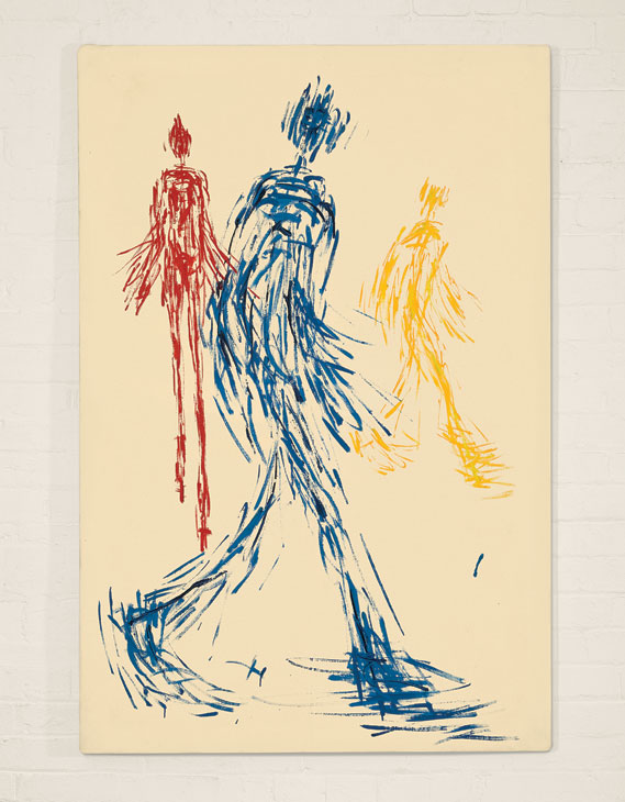 Walking Figures (1952), William Turnbull.